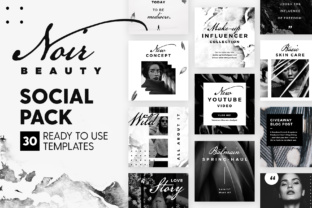 Download Noir Beauty - Social Pack - Social pack Collection