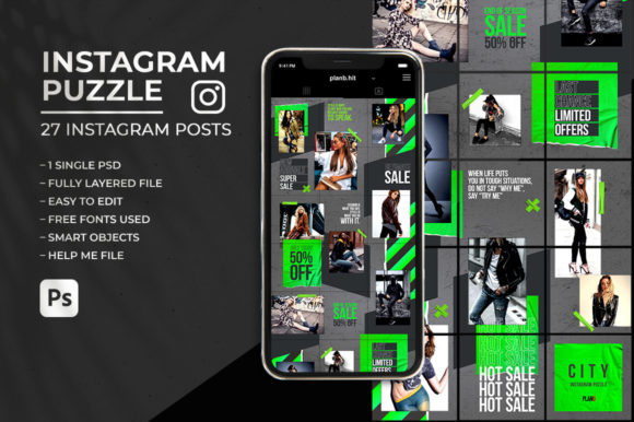 Download City -  Instagram Puzzle Feed - Feed Collection
