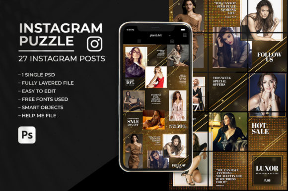 Download Luxor - Instagram Puzzle Feed - Feed Collection