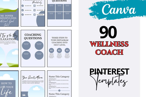 Download 90 Pinterest Pin Digital Product - Digital Collection