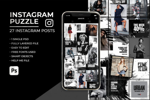 Download Urban - Instagram Puzzle Feed - Feed Collection