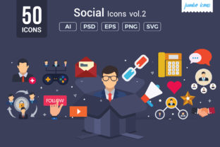 Download Flat Vector Icons Social Pack - Social pack Collection