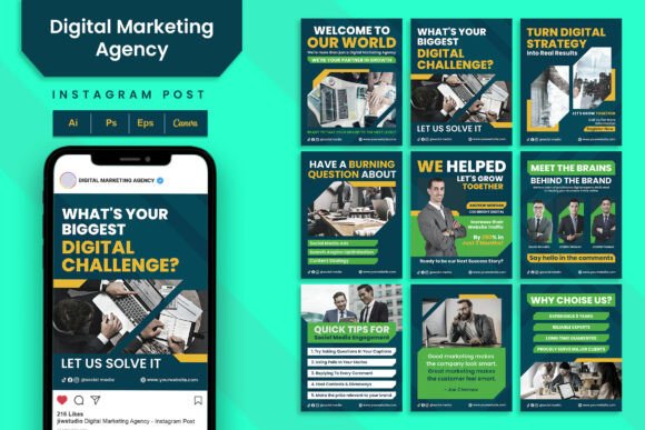 Download Digital Marketing Agency - IG Post - Digital Collection