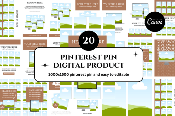 Download Pinterest Pin Digital Product - Digital Collection