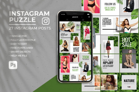 Download Nature - Instagram Puzzle Feed - Feed Collection