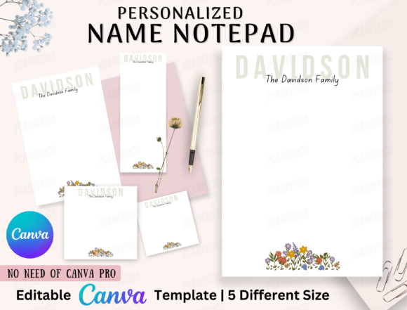 Download Personalized Notepad/Writing Paper, Gift - Personal Collection