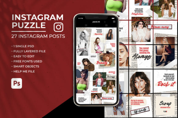 Download Scrap - Instagram Puzzle Feed - Feed Collection