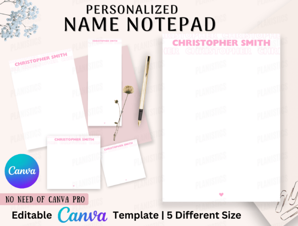 Download Personalized Notepad/Writing Paper, Gift - Personal Collection